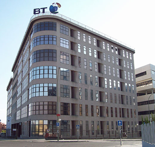 british telecom bt past window tinting client